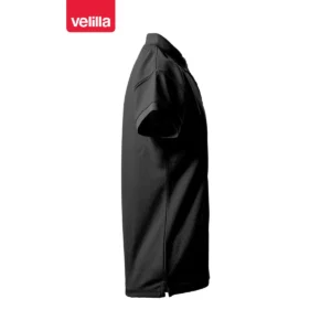 Polo mujer Velilla 405503 Negro, vista lateral opuesto