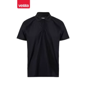 Polo hombre Velilla 405504 Negro, vista frontal
