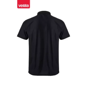 Polo hombre Velilla 405504 Negro, vista trasera