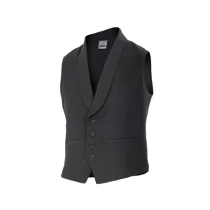 Chaleco cuello esmoquin hombre Velilla 411 Negro, vista frontal
