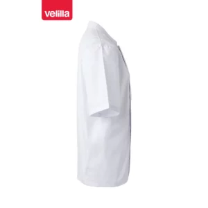 Chaqueta de cocina manga corta Velilla 432 blanco, vista lateral
