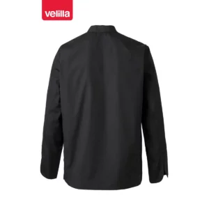 Chaqueta de cocina manga larga Velilla 434 negro, vista trasera