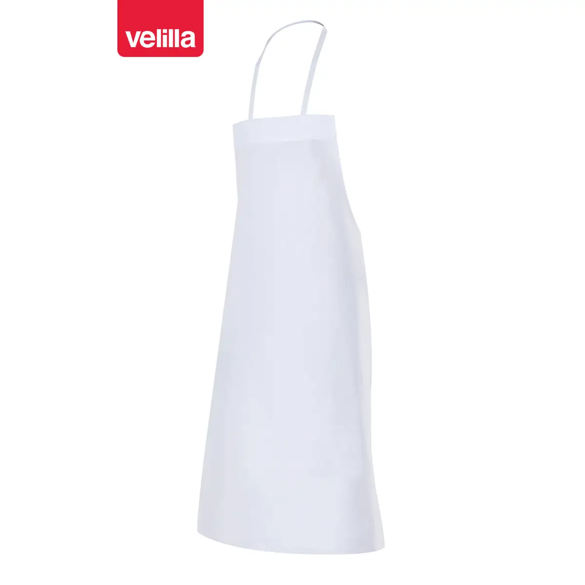 Delantal con peto Velilla 4S 1 Delantal con peto Velilla 4S Blanco, vista frontal