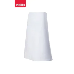 Delantal largo Velilla 5 Blanco, vista frontal