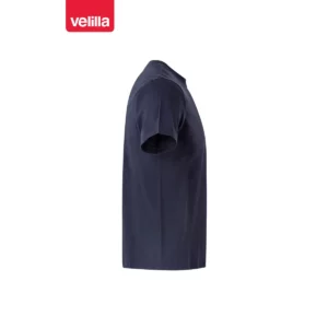 Camiseta manga corta Velilla 5010 Azul marino, vista lateral