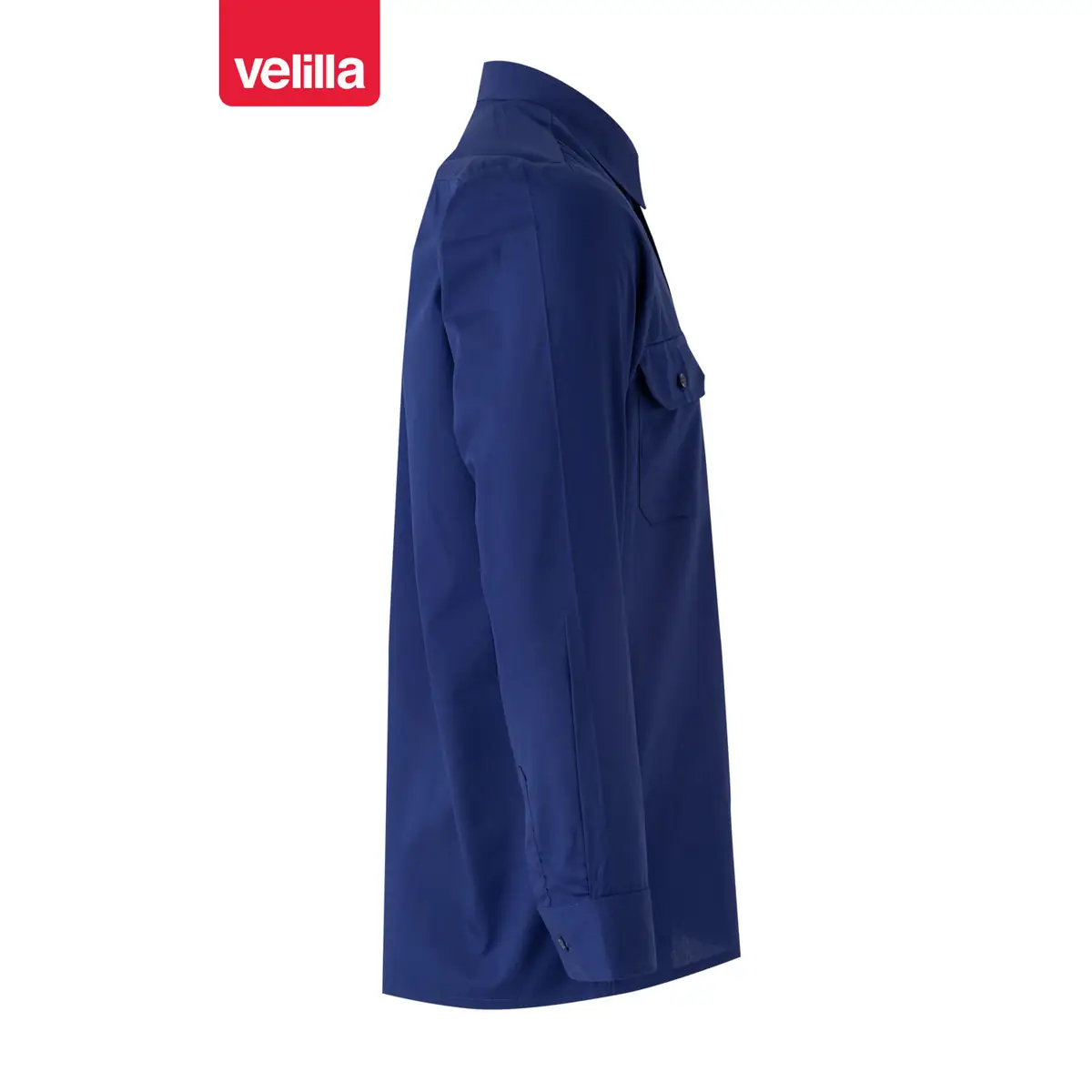 Camisa manga larga Velilla 520 5 Camisa manga larga Velilla 520 Azulina, vista lateral