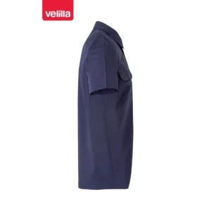 Camisa manga corta Velilla 522 Azul marino, vista lateral