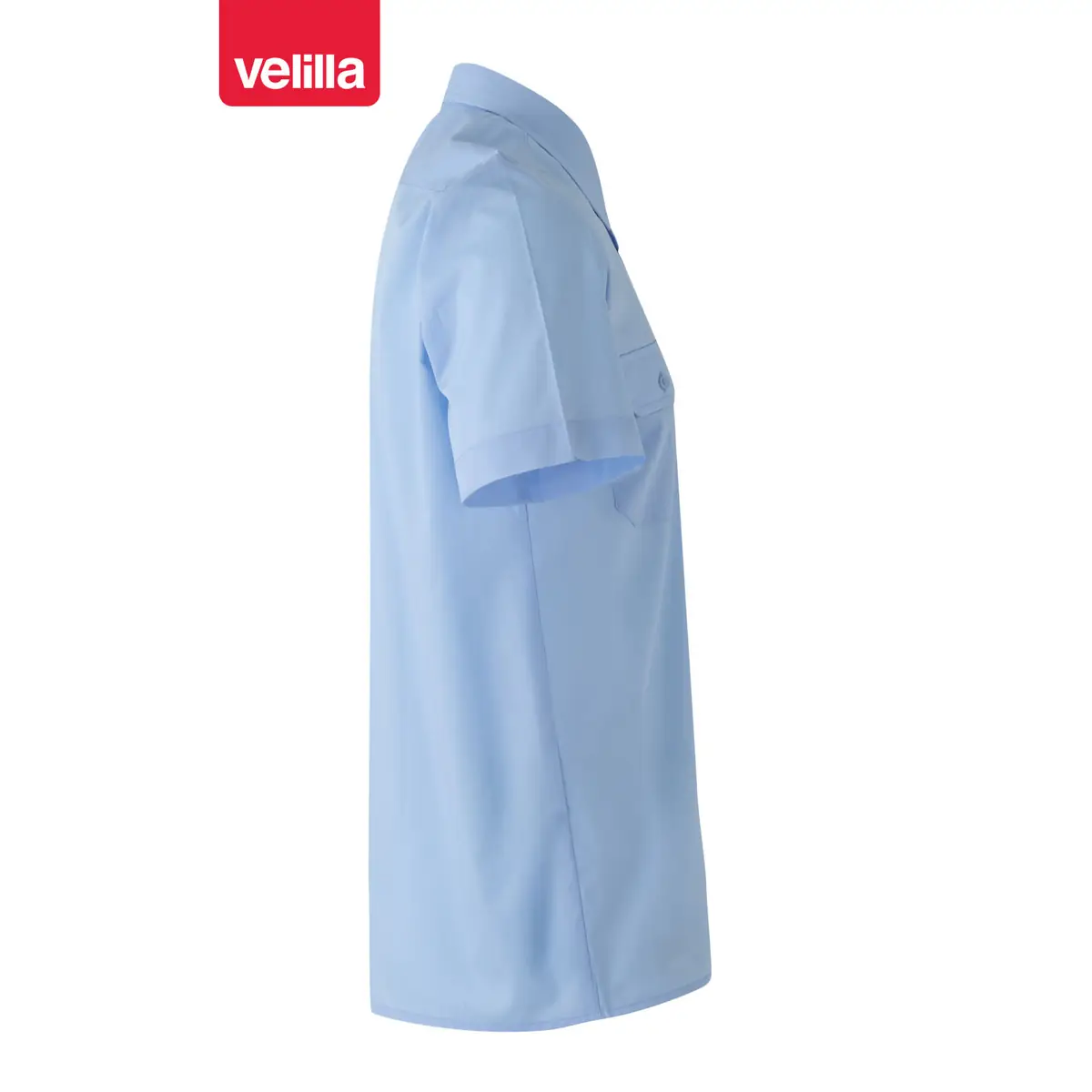 Camisa manga corta Velilla 522 8 Camisa manga corta Velilla 522 Celeste, vista lateral
