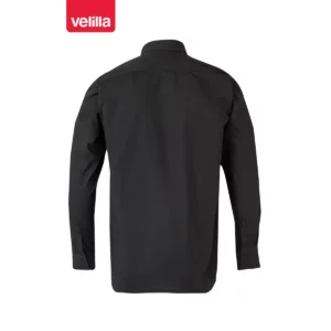 Camisa manga larga Velilla 529 Negro, vista trasera
