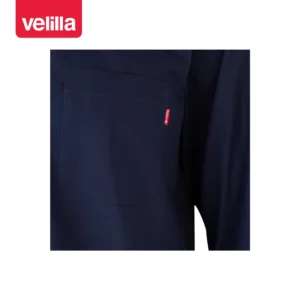 Camisa manga larga Velilla 529 Azul marino, detalle de bolsillo del pecho