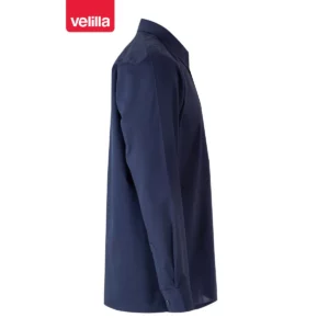 Camisa manga larga Velilla 529 Azul marino, vista lateral