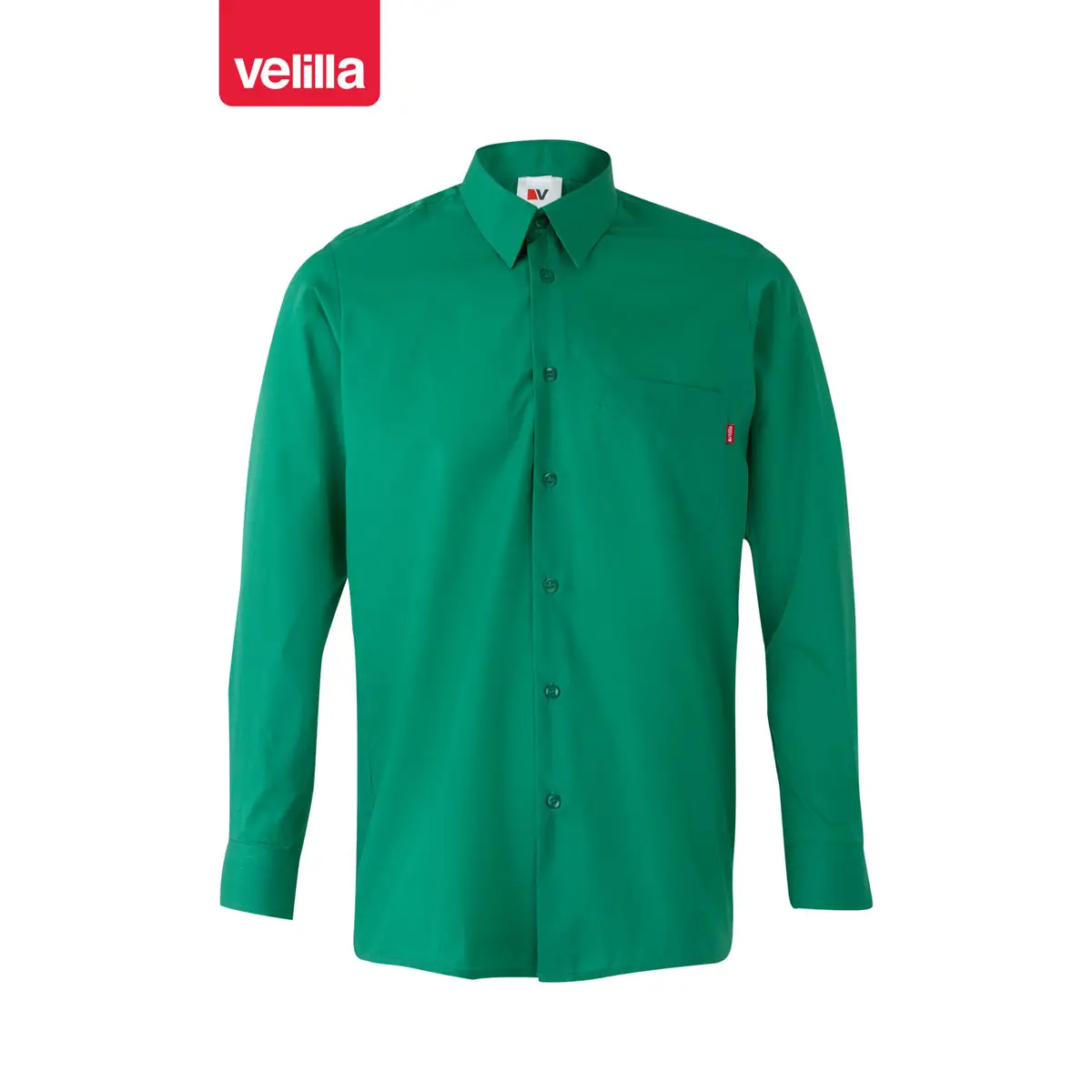 Camisa manga larga Velilla 529 19 Camisa manga larga Velilla 529 Verde, vista frontal