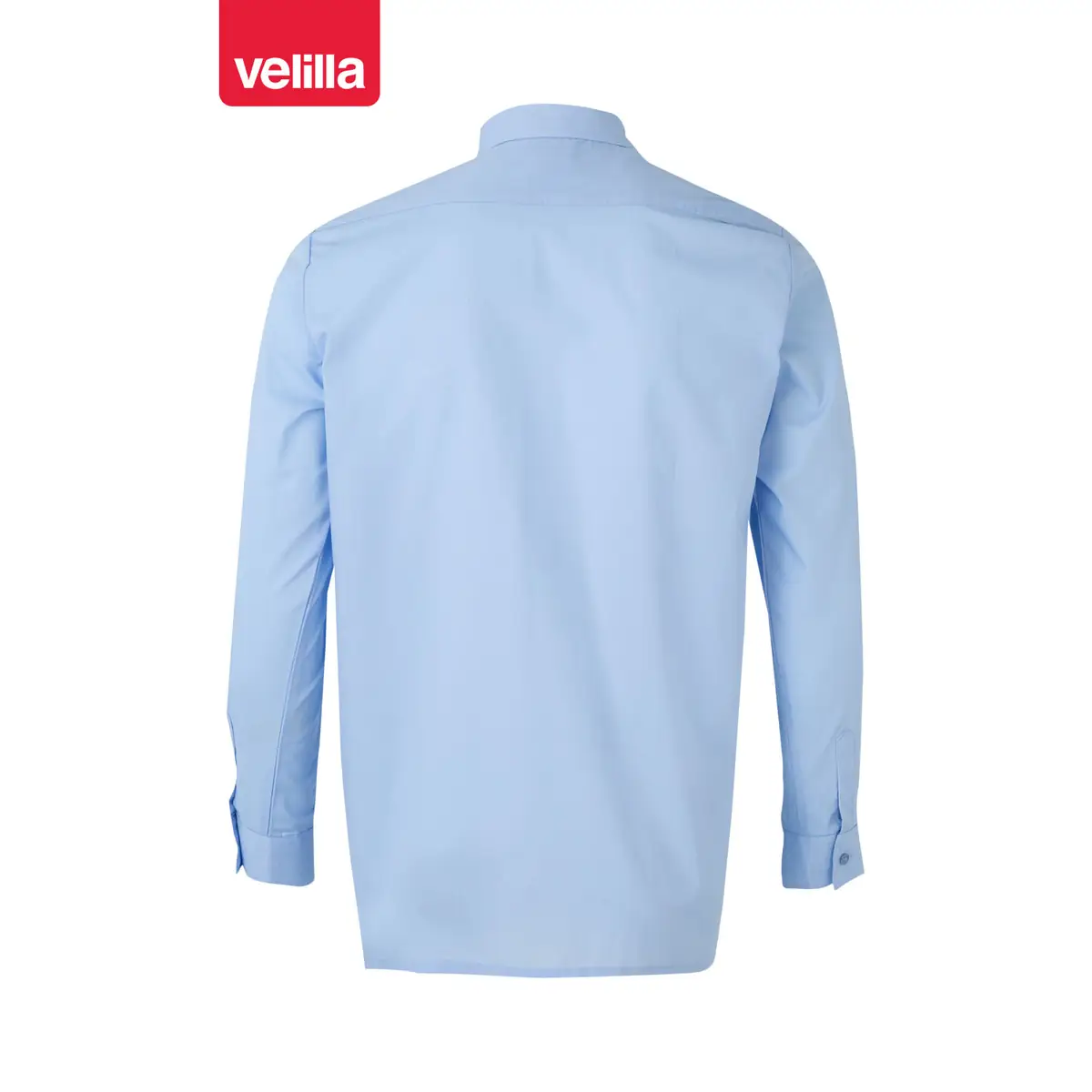 Camisa manga larga Velilla 529 15 Camisa manga larga Velilla 529 Celeste, vista trasera