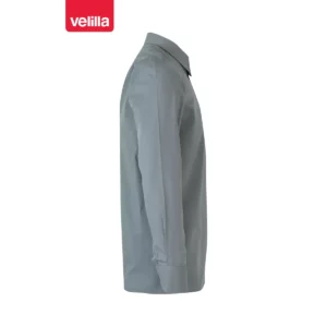Camisa manga larga Velilla 529 Gris, vista lateral