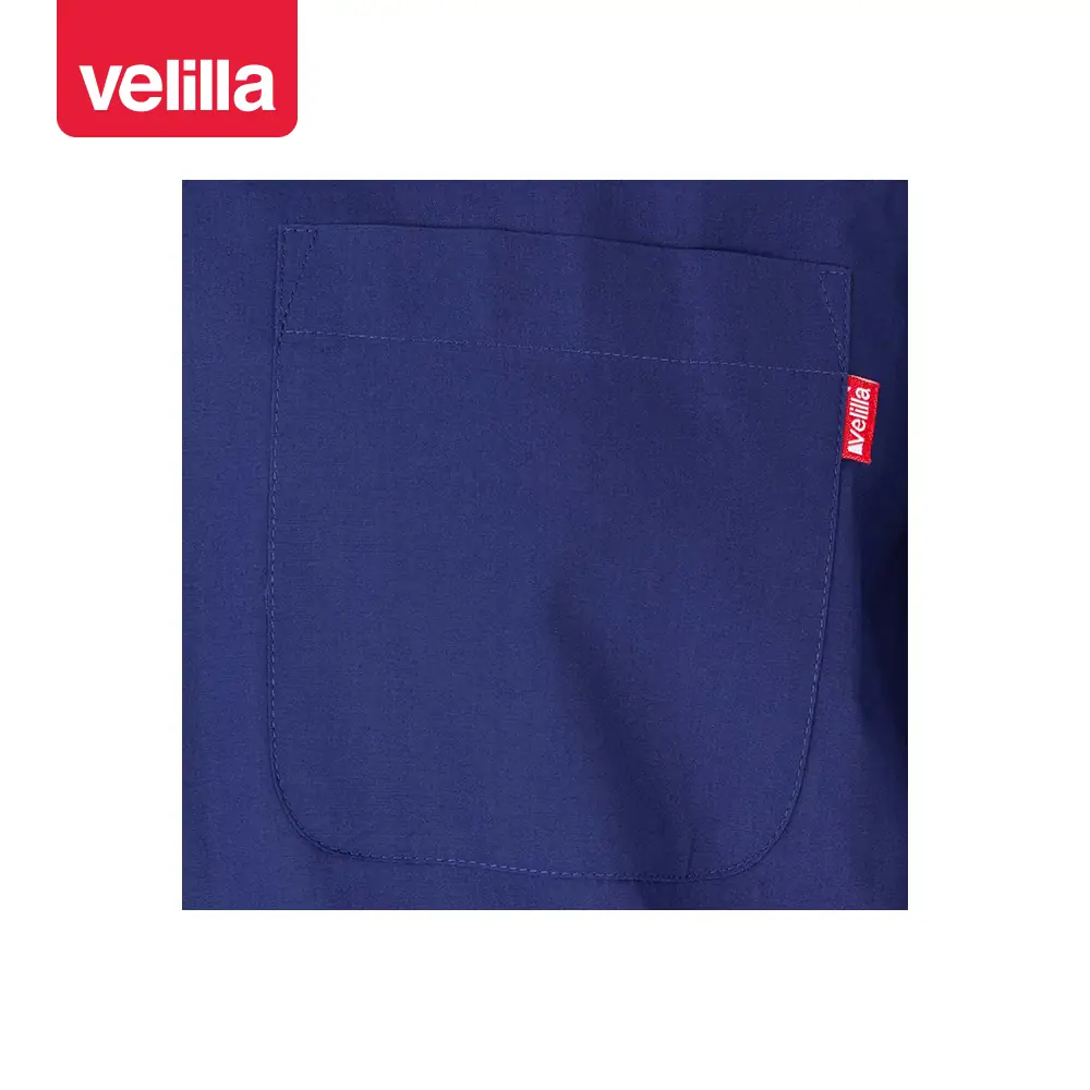 Camisa manga larga Velilla 529 25 Camisa manga larga Velilla 529 Azulina, detalle de bolsillo del pecho