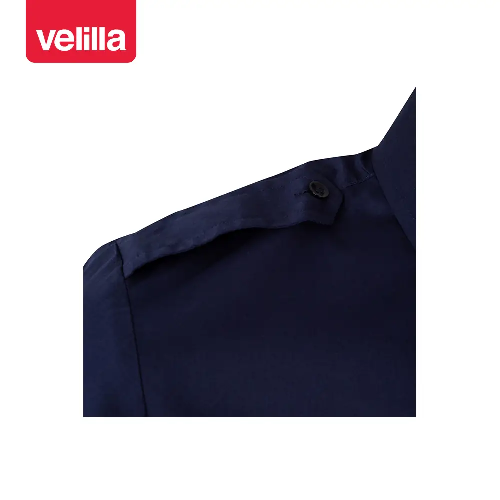 Camisa galoneras manga larga Velilla 530 20 Camisa galoneras manga larga Velilla 530 Azul marino, detalle de galonera del hombro