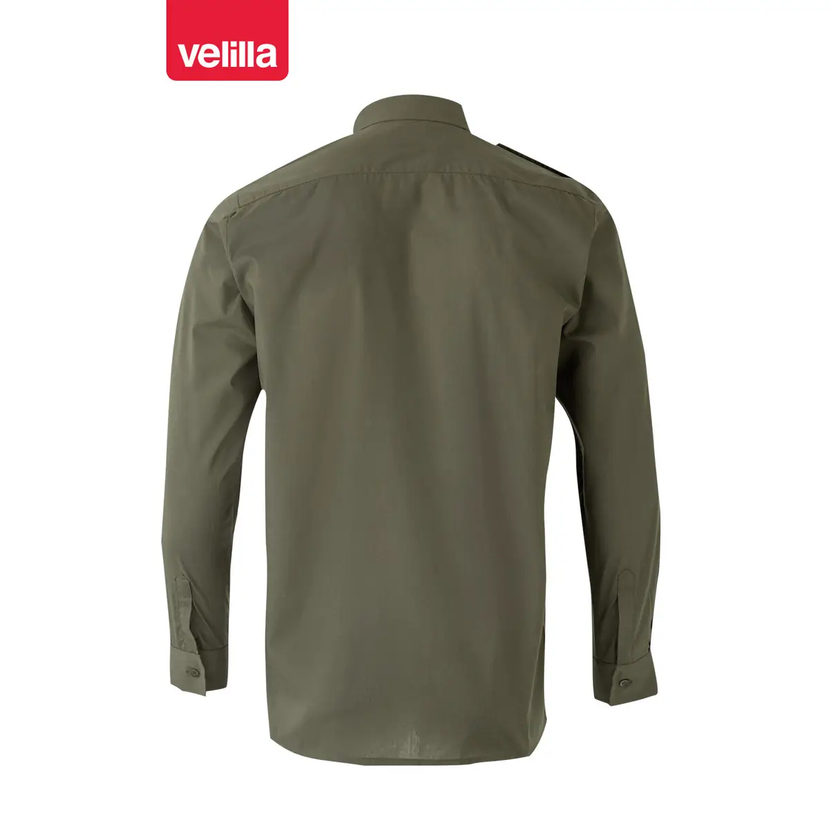 Camisa galoneras manga larga Velilla 530 12 Camisa galoneras manga larga Velilla 530 Verde caza, vista trasera