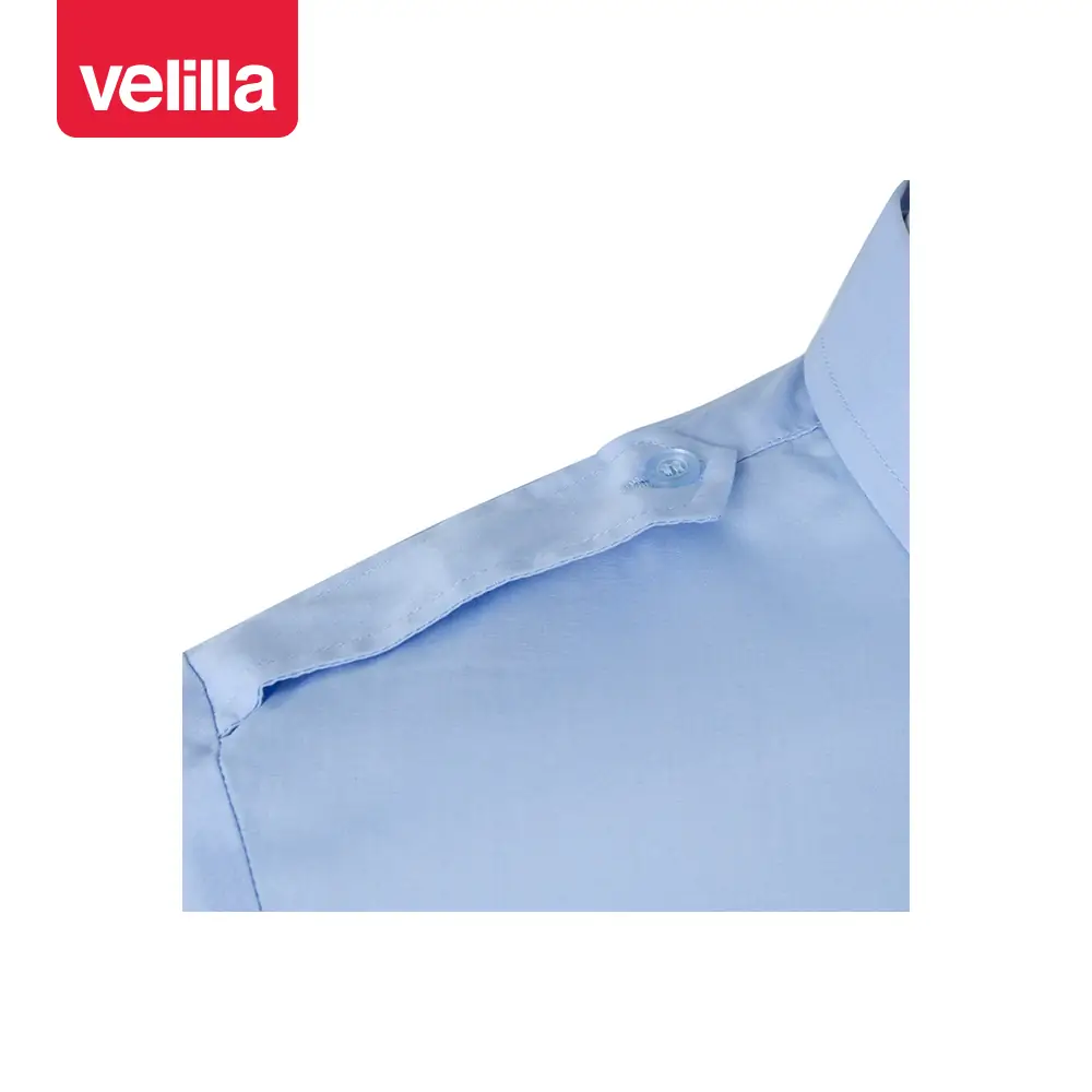 Camisa galoneras manga larga Velilla 530 18 Camisa galoneras manga larga Velilla 530 Celeste, detalle de galonera del hombro