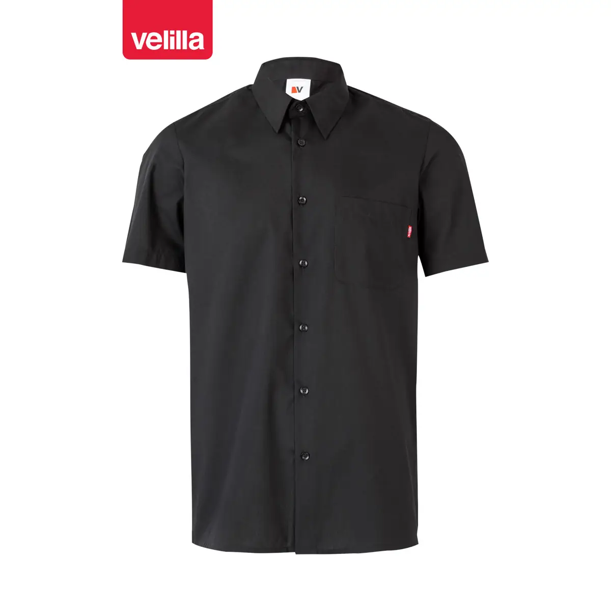 Camisa manga corta Velilla 531 7 Camisa manga corta Velilla 531 Negro, vista frontal