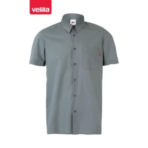 Camisa manga corta Velilla 531 Gris, vista frontal