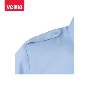 Camisa galoneras manga corta Velilla 532 Celeste, detalle de galonera del hombro