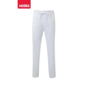 Pantalón sanitario de algodón Velilla 533005 Blanco, vista frontal
