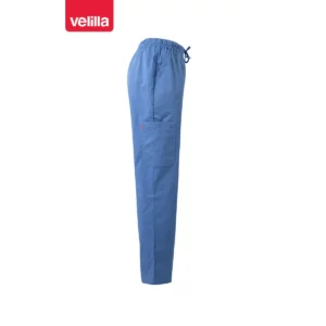 Pantalón de pijama stretch Velilla 533006S Celeste, vista lateral