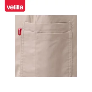 Pantalón de pijama stretch Velilla 533006S Beige claro, detalle de bolsillo lateral de la pierna