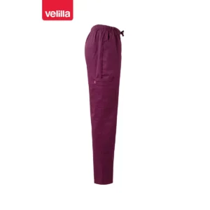 Pantalón de pijama stretch Velilla 533006S Berenjena, vista lateral