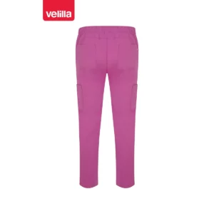 Pantalón recto unisex Velilla ATLAS 533020S Orquídea, vista trasera