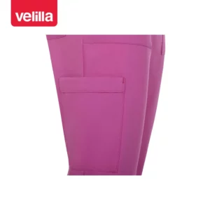 Pantalón recto unisex Velilla ATLAS 533020S Orquídea, detalle de bolsillo lateral de la pierna