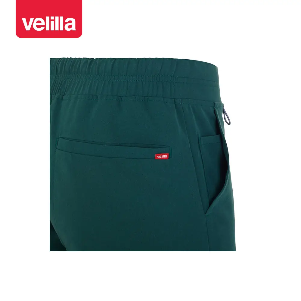 Pantalón jogger unisex Velilla AVANI 533021S 22 Pantalón jogger unisex Velilla AVANI 533021S Verde jungla, detalle de cinturilla y bolsillo traseros