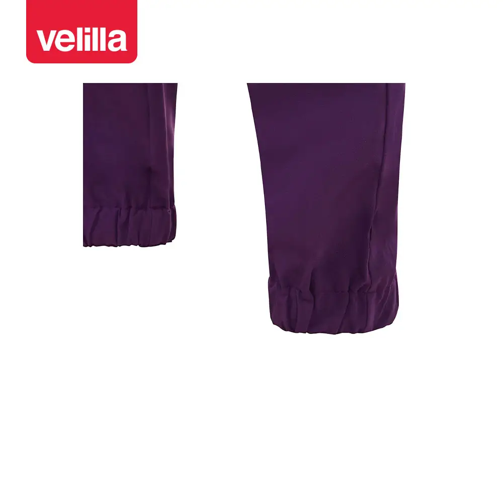 Pantalón jogger unisex Velilla AVANI 533021S 35 Pantalón jogger unisex Velilla AVANI 533021S Ciruela, detalle de bajos elásticos