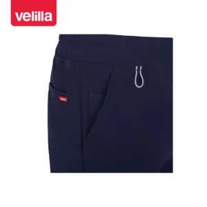 Pantalón jogger unisex Velilla AVANI 533021S Azul noche, detalle de cinturilla delantera