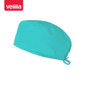 Gorro sanitario stretch Velilla 534006S Turquesa claro, vista frontal oblicua