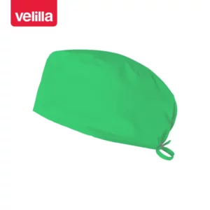 Gorro sanitario stretch Velilla 534006S Verde manzana, vista frontal oblicua