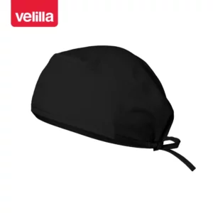 Gorro sanitario de microfibra Velilla 534007 Negro, vista perspectiva frontal