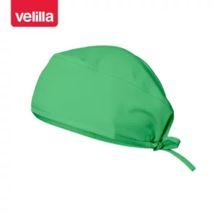 Gorro sanitario de microfibra Velilla 534007 Verde esmeralda, vista perspectiva frontal