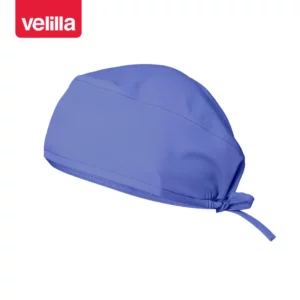 Gorro sanitario de microfibra Velilla 534007 Azul persa, vista perspectiva frontal