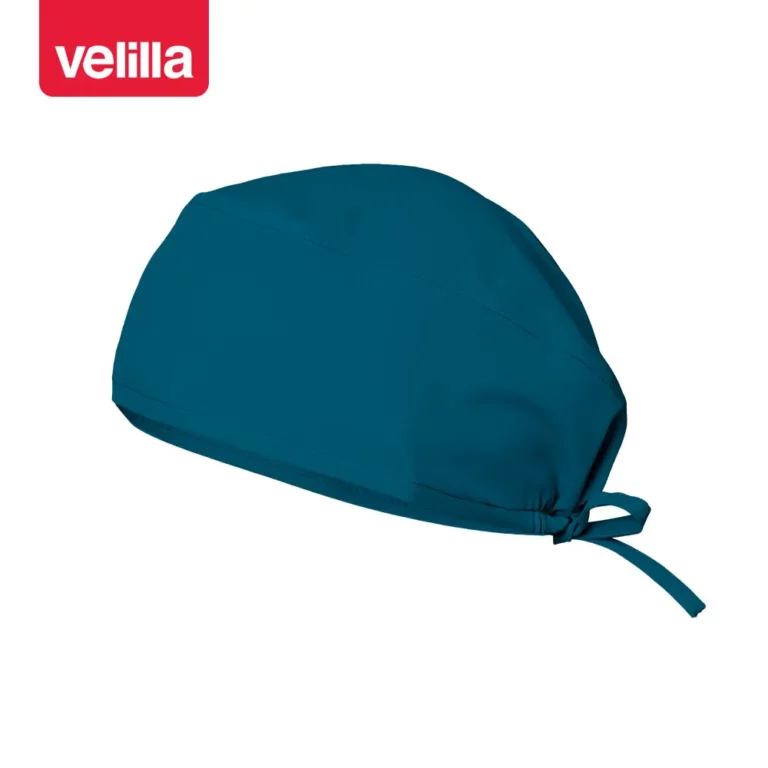 Gorro sanitario de microfibra Velilla 534007 Azul océano, vista perspectiva frontal