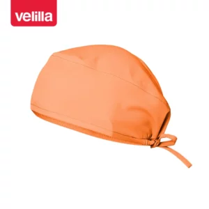 Gorro sanitario de microfibra Velilla 534007 Mandarina, vista perspectiva frontal
