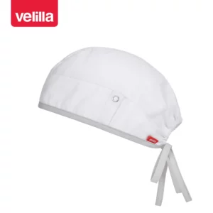 Gorro sanitario Velilla IVY 534020S Blanco, vista perspectiva frontal