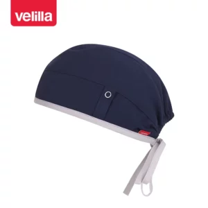 Gorro sanitario Velilla IVY 534020S Azul noche, vista perspectiva frontal