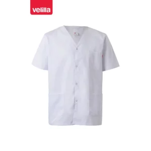 Chaqueta sanitaria con automáticos Velilla 535201 Blanco, vista frontal