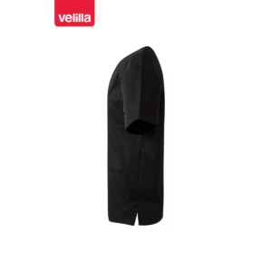 Camisola sanitaria stretch Velilla 535206S Negro, vista lateral opuesto