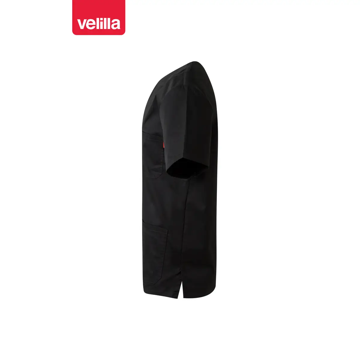 Camisola sanitaria stretch Velilla 535206S 26 Camisola sanitaria stretch Velilla 535206S Negro, vista lateral opuesto