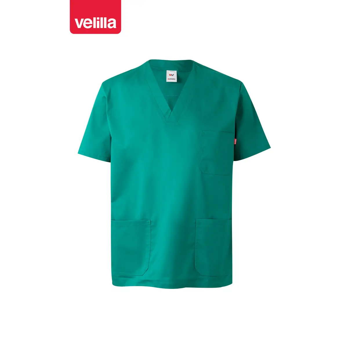 Camisola sanitaria stretch Velilla 535206S 43 Camisola sanitaria stretch Velilla 535206S Verde, vista frontal