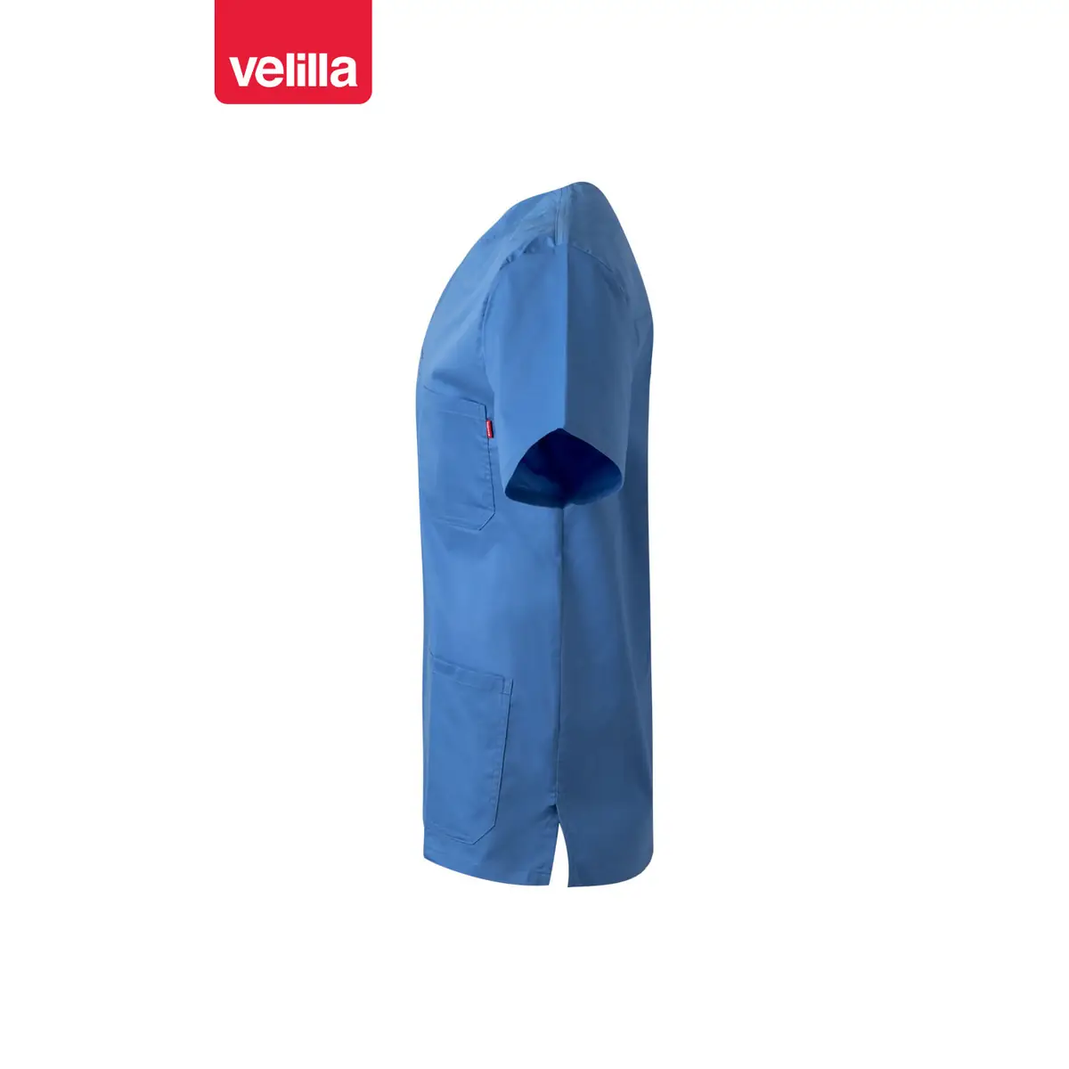 Camisola sanitaria stretch Velilla 535206S 37 Camisola sanitaria stretch Velilla 535206S Celeste, vista lateral opuesto