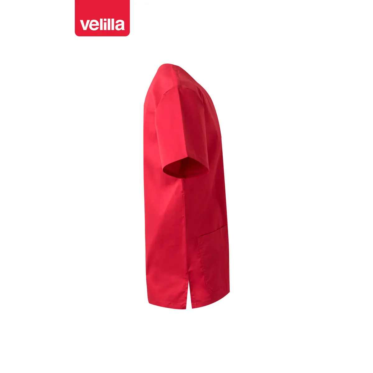 Camisola sanitaria stretch Velilla 535206S 56 Camisola sanitaria stretch Velilla 535206S Rojo, vista lateral