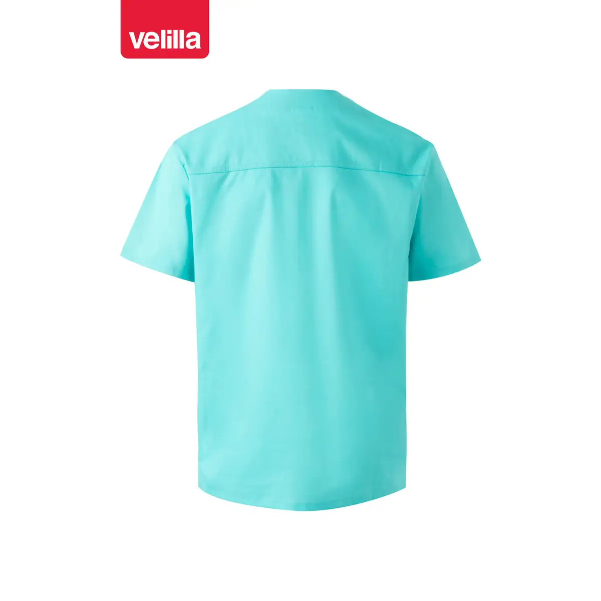 Camisola sanitaria stretch Velilla 535206S 42 Camisola sanitaria stretch Velilla 535206S Turquesa claro, vista trasera